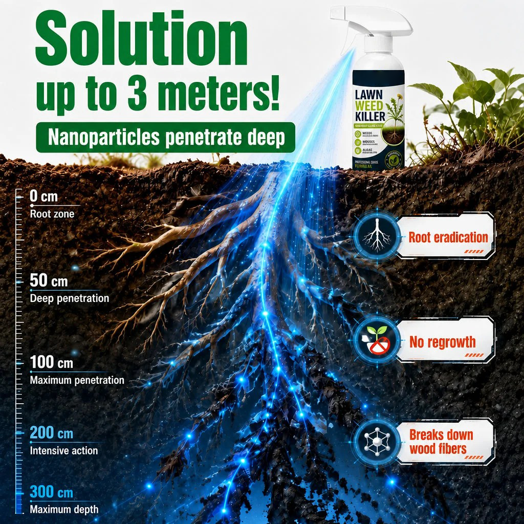 🌱 [Easy and stress-free weeding in the garden] Herbicide for domestic use