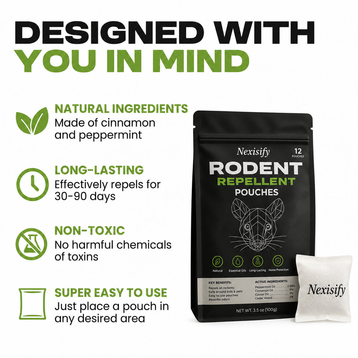 🐭Place These Pouches Around Your Garden - And Watch The Groundhogs Disappear. Permanently.