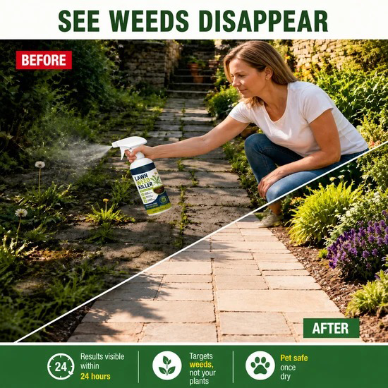 🌱 [Easy and stress-free weeding in the garden] Herbicide for domestic use