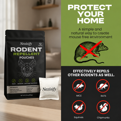 🐭Place These Pouches Around Your Garden - And Watch The Groundhogs Disappear. Permanently.