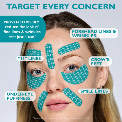 🔥 Peptide-Infused Overnight Face & Eye Smoothing Tape