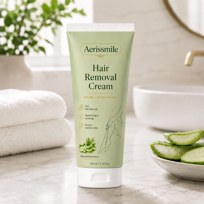 Aerissmile™ Natural Gentle Hair Removal Cream | For Women & Men, Sensitive Skin