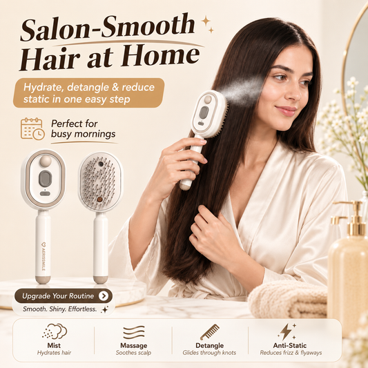 Electric Spray Air Cushion Massage Comb