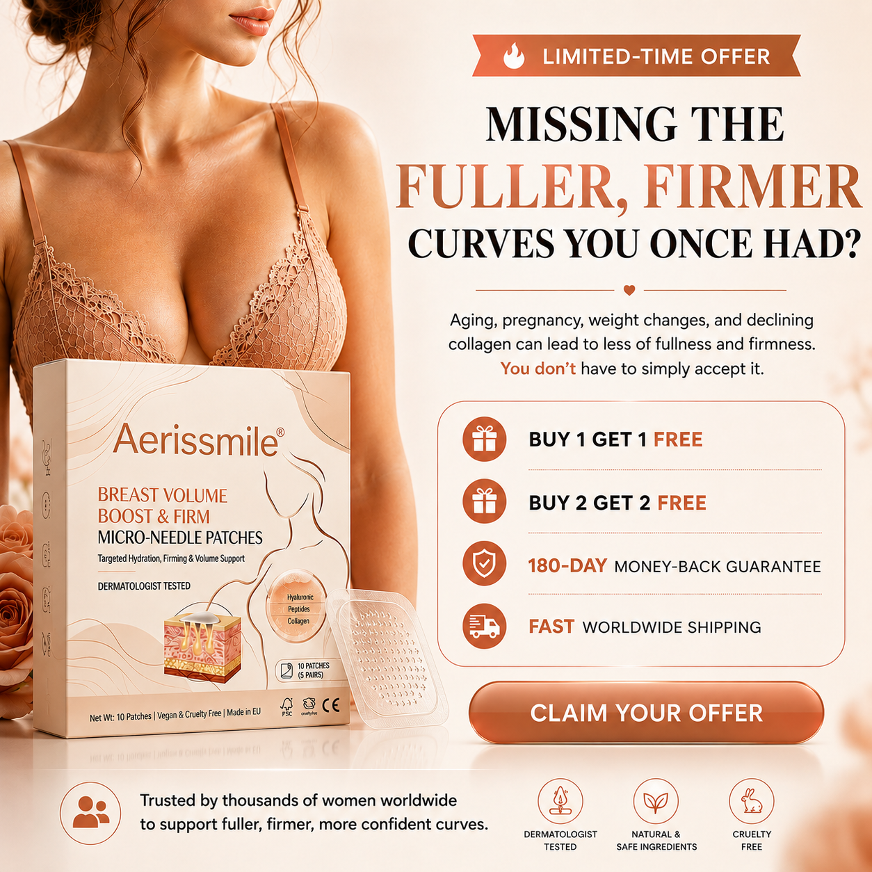 Aerissmile® Targeted Breast Enhancement Advanced Patch