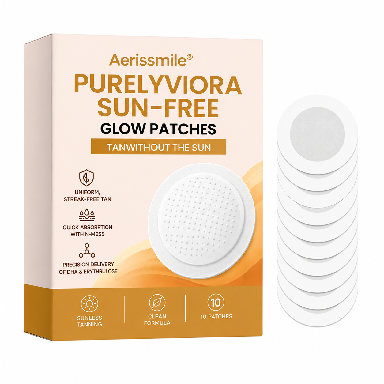 Aerissmile®PurelyViora Sun-Free Glow Patches