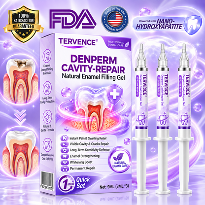 TERVENCE® DenPerm Cavity-Repair Natural Enamel Filling Gel