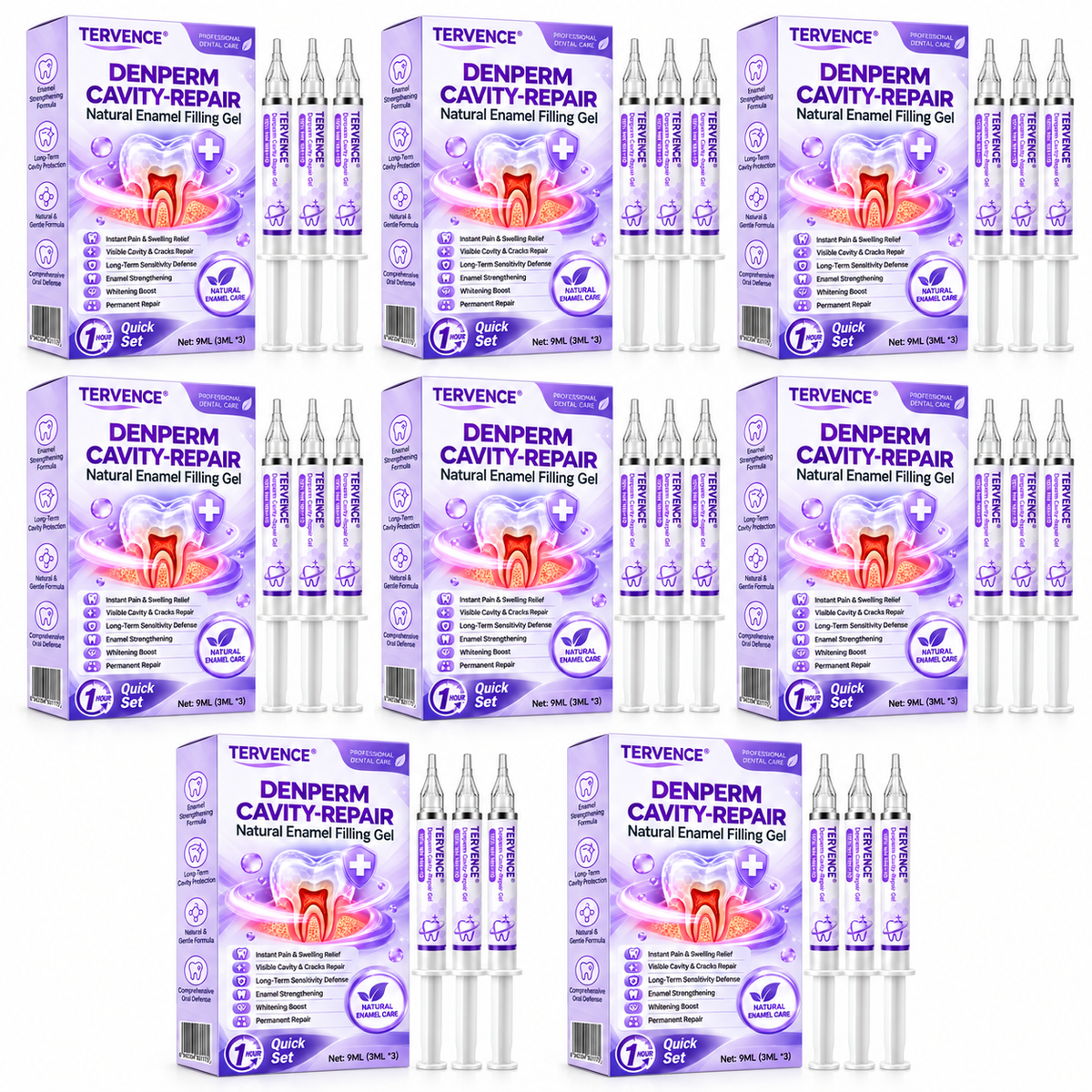 TERVENCE® DenPerm Cavity-Repair Natural Enamel Filling Gel