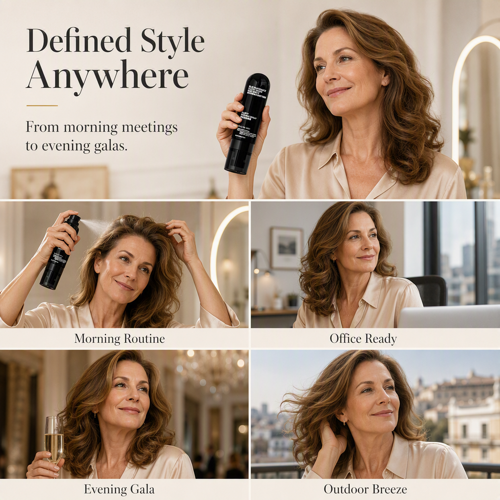 ⏳🔥LIMITED-TIME 50% OFF! ⏰Peach-Scented Volumizing & Setting Spray – Lightweight, Bouncy Hair & Long-Lasting Hold ✨