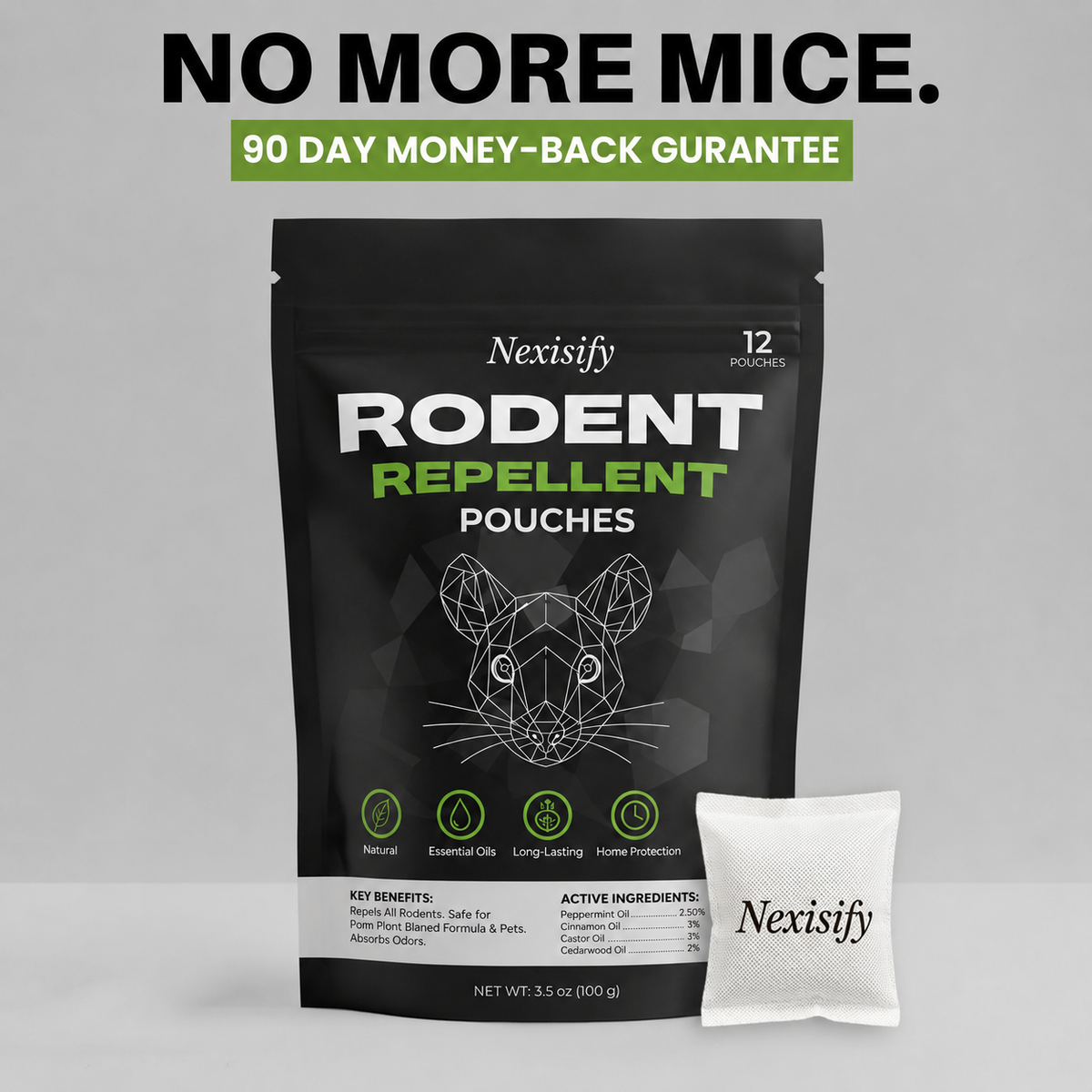 🐭Place These Pouches Around Your Garden - And Watch The Groundhogs Disappear. Permanently.