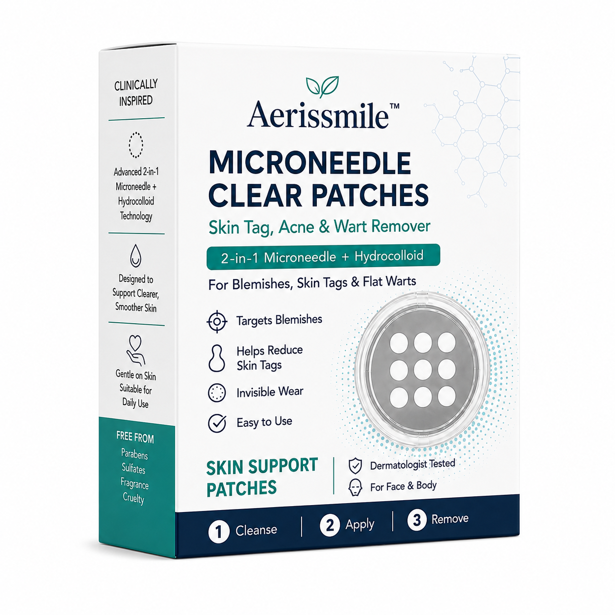 2-in-1 Microneedle & Hydrocolloid Patch
