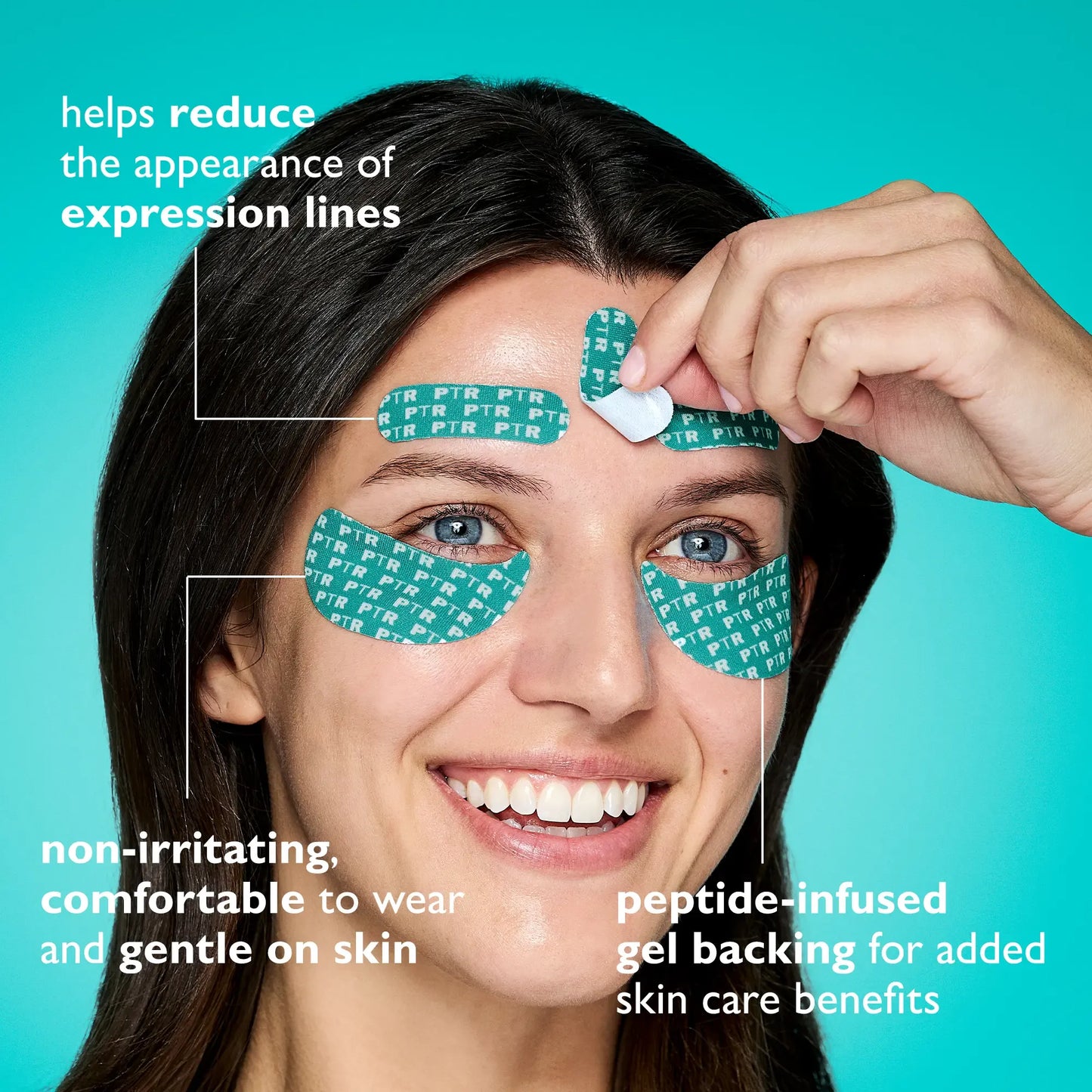 🔥 Peptide-Infused Overnight Face & Eye Smoothing Tape